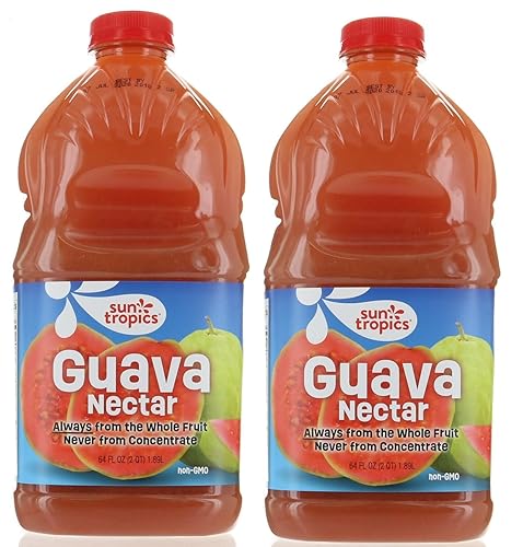 Grown Right Organic Guava Nectar Juice, 64 Fluid Ounce (Pack of 2)