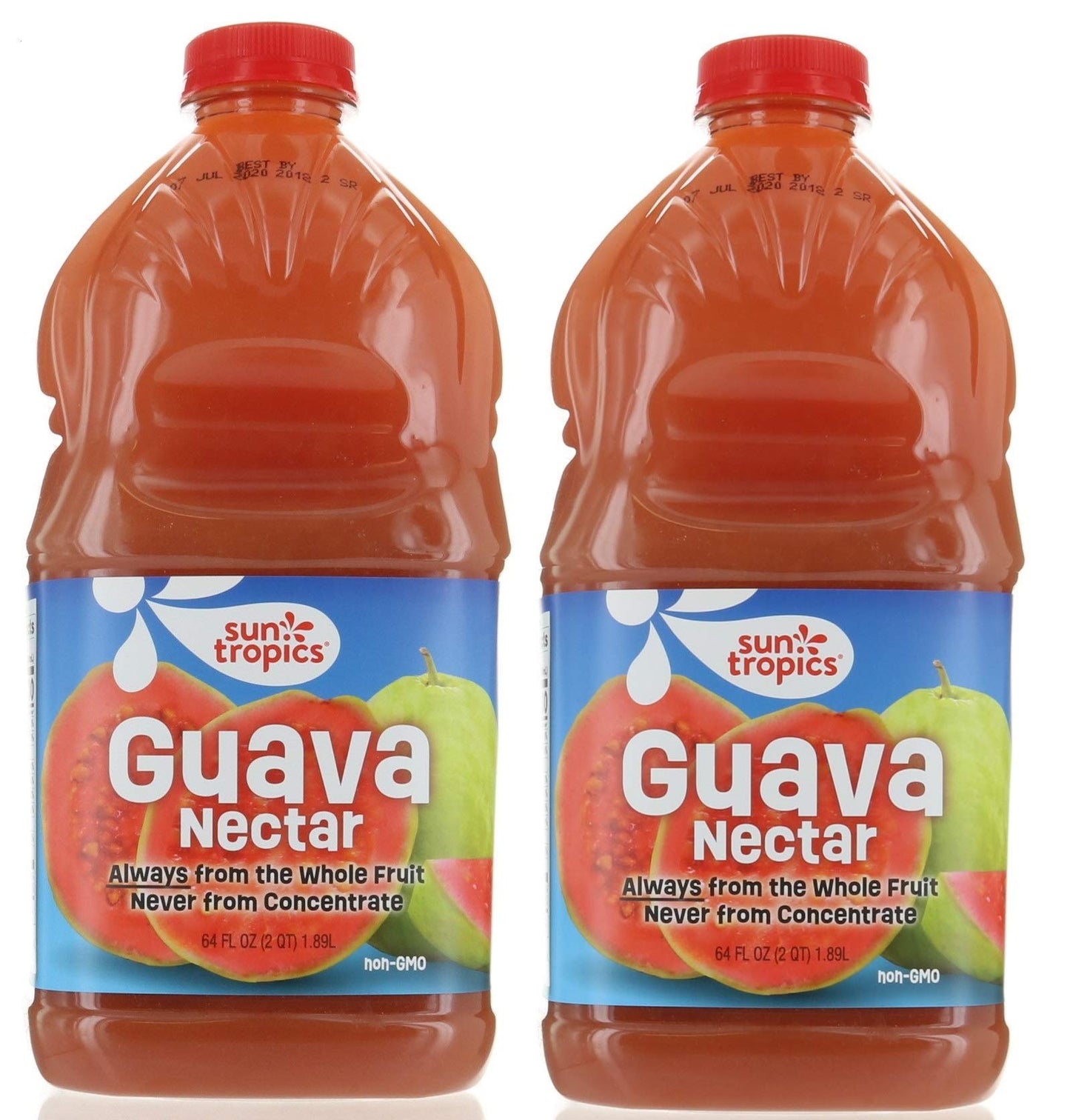 Grown Right Organic Guava Nectar Juice, 64 Fluid Ounce (Pack of 2)