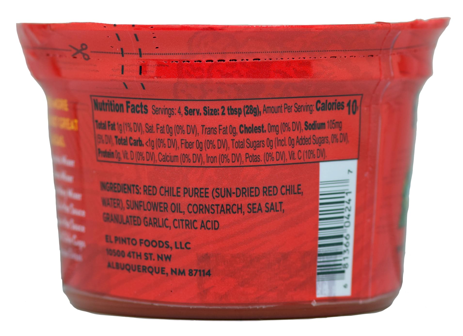 El Pinto Medium Hatch Red Chile Sauce (4 Ounce, 6 Pack)