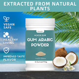 6 oz Gum Arabic Powder, 100% Pure, Premium Gum Arabic Powder, DIY Watercolor Paints, Gum Arabic Suitable for Making Ice Cream, Cake, Yogurt, Craft
