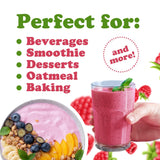 Food to Live Organic Raspberry Juice Powder, 4 Pounds - Non-GMO, Raw, Vegan, Bulk, Rich in Essential Amino Acids, Fatty Acids & Minerals, Great