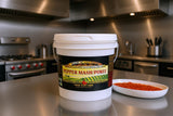 Magic Plant Red Carolina Reaper Pepper Puree, 40 Lb Bulk - 1.5M to 2M (SHUs) Hottest Smooth Fermented Reaper for Cooking, Maranades, Hot Sauce