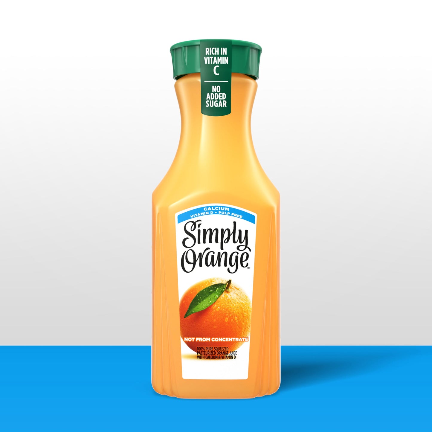 Simply Orange Juice with Calcium Bottle, 46 fl oz