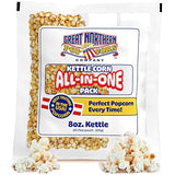 8oz Kettle Corn Machine Popcorn Packets - 5-Pack Pre-Measured