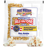 8oz Kettle Corn Machine Popcorn Packets - 5-Pack Pre-Measured