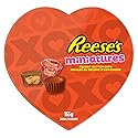 Reese Valentines Chocolate Peanut Butter Candy, Heart Shaped Gift, 165g/5.8oz {Imported from Canada}