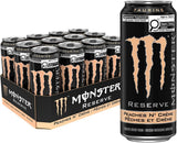 Monster Energy Reserve Peaches N' Crme Flavored Energy Drink, 175mg Caffeine, 473mL Cans, 12 Pack