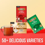 Twinings English Breakfast Black Tea 72 K-Cup Pods for Keurig, 12 Count (Pack of 6) Smooth, Flavourful, Robust, Caffeinated, Enjoy Hot or Iced