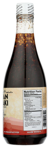 Sunny's Gourmet Korean Spicy Teriyaki Sauce - 15.5 oz., All Natural Marinade, For Grilling Meat or Sautéing Vegetables