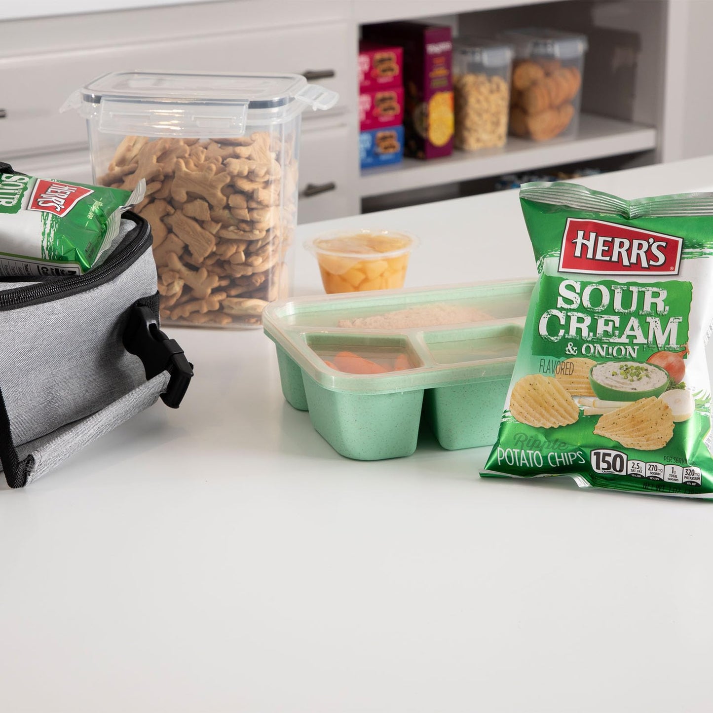 Herr's Sour Cream and Onion Potato Chips 1.5oz (Pack of 24 bags)