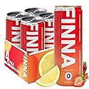 FINNA Energy Drink - Lightly Carbonated, 13 Ingredients for Focus, No Jitters, Less Preservatives, Low-Calorie, Suitable for Work, School & Gym