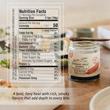MAESTRO KITCHEN Serrano and Jalapeno Chile Crunch in 100% Olive Oil | Artisan Chili Crisp spicy topping for Thai, Seasoning, Eggs, Taco, Pasta, Snacks