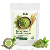 Ceremonial-Grade Matcha Powder Barley Grass Matcha Powder with L-Theanine & EGCG | Premium Blend for Calm Energy, Focus & Antioxidants | Supports Body
