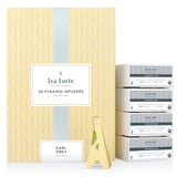 Tea Forte Earl Grey Black Tea Event Box, Bulk Pack of 48 Pyramid Infuser Tea Sachets for All Occasions