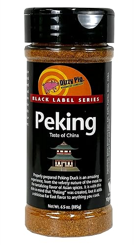 Dizzy Pig Peking Chinese-Style Seasoning Rub (8oz Shaker) - Seasons 30+lbs of Food - Hand Made in the USA - MSG Free, Gluten Free