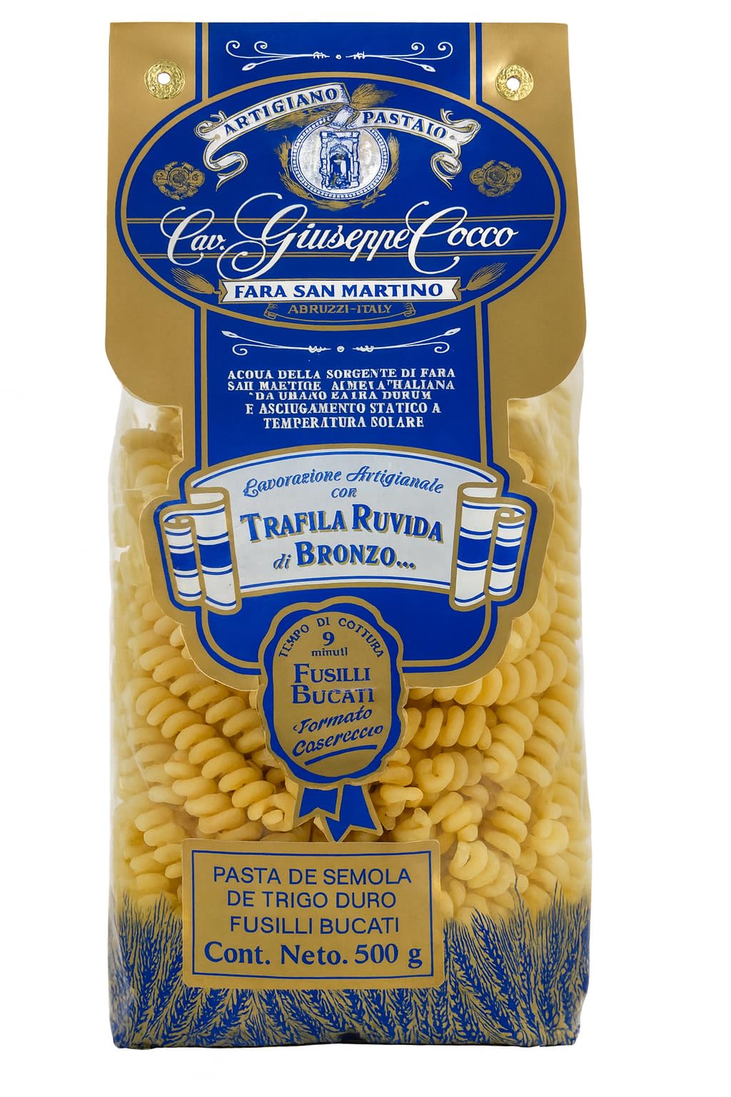 Cav. Giuseppe Cocco - Fusilli N. A33, (4)- 17.6 oz. Packages