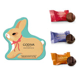 Godiva Masterpieces Easter Bunny Tin, Assorted Milk & Dark Chocolate with Ganache & Caramel, Gourmet Easter Chocolate Gifts, Kosher, 15 Pc
