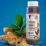 Taste Flavor Co. Wing Sauce and Marinade, Great Tasting, Keto Friendly, Low-Calorie Sauce (Sesame Ginger Teriyaki)