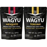 Five Star Wagyu Beef Jerky - Mesquite & Teriyaki Variety 2-Pack (4oz)