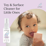 Littley Toy & Surface Cleaner | Alcohol-Free HOCl Spray for Baby Toys & High-Touch Surfaces | Fragrance-Free Formula | Gentle Cleaning for Everyday