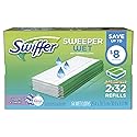 Swiffer Sweeper Wet Cloth Refill, White 64 Count