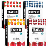 That's it. (48 Count) Variety Pack | Strawberry, Blueberry, Mango & Cherry flavors | 100% Natural Real Fruit bars. Strawberry. Plant-based, Vegan