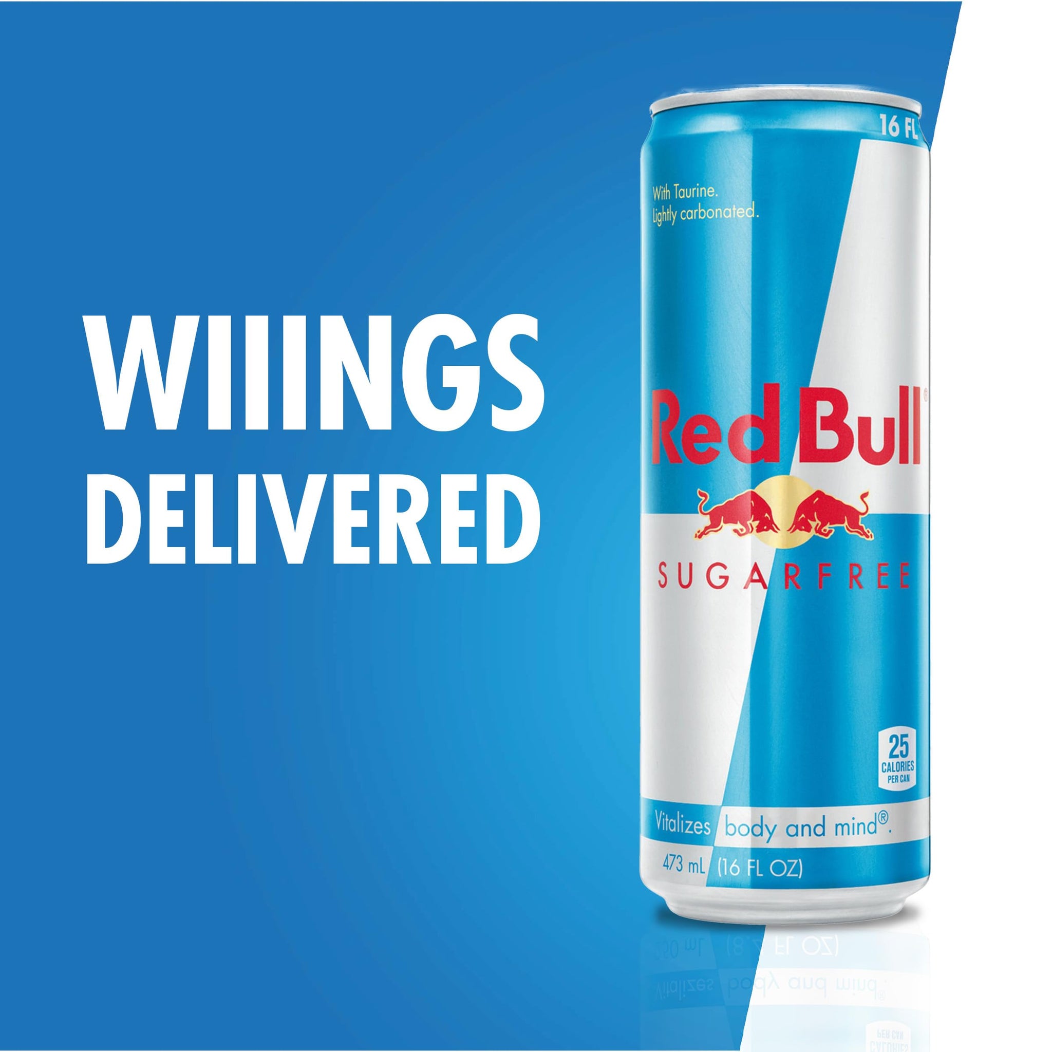 Red Bull Energy Drink, Sugar Free, 16 Fl oz