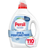 Persil Free & Sensitive Laundry Detergent Liquid, 82.5 Fl Oz, 110 Loads, Ultra Concentrated Laundry Soap, Unscented & Hypoallergenic for Sensitive