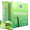 310 Nutrition Sugar Free Electrolytes Powder - Instant Hydration Packets for Daily Fluid Balance - Caffeine-Free Rehydration Drink Mix w/ Vitamins