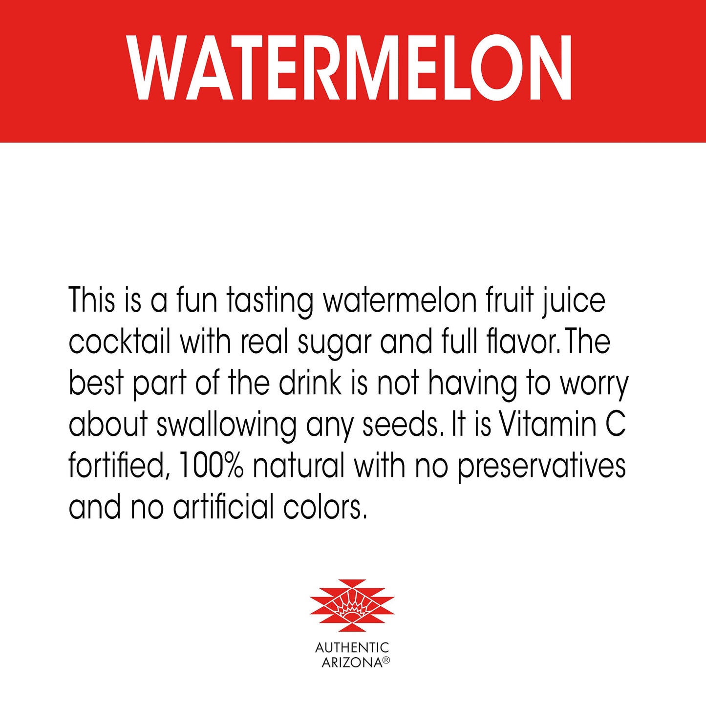 AriZona Watermelon Juice Drink, 20 Fl Oz (Pack of 24)