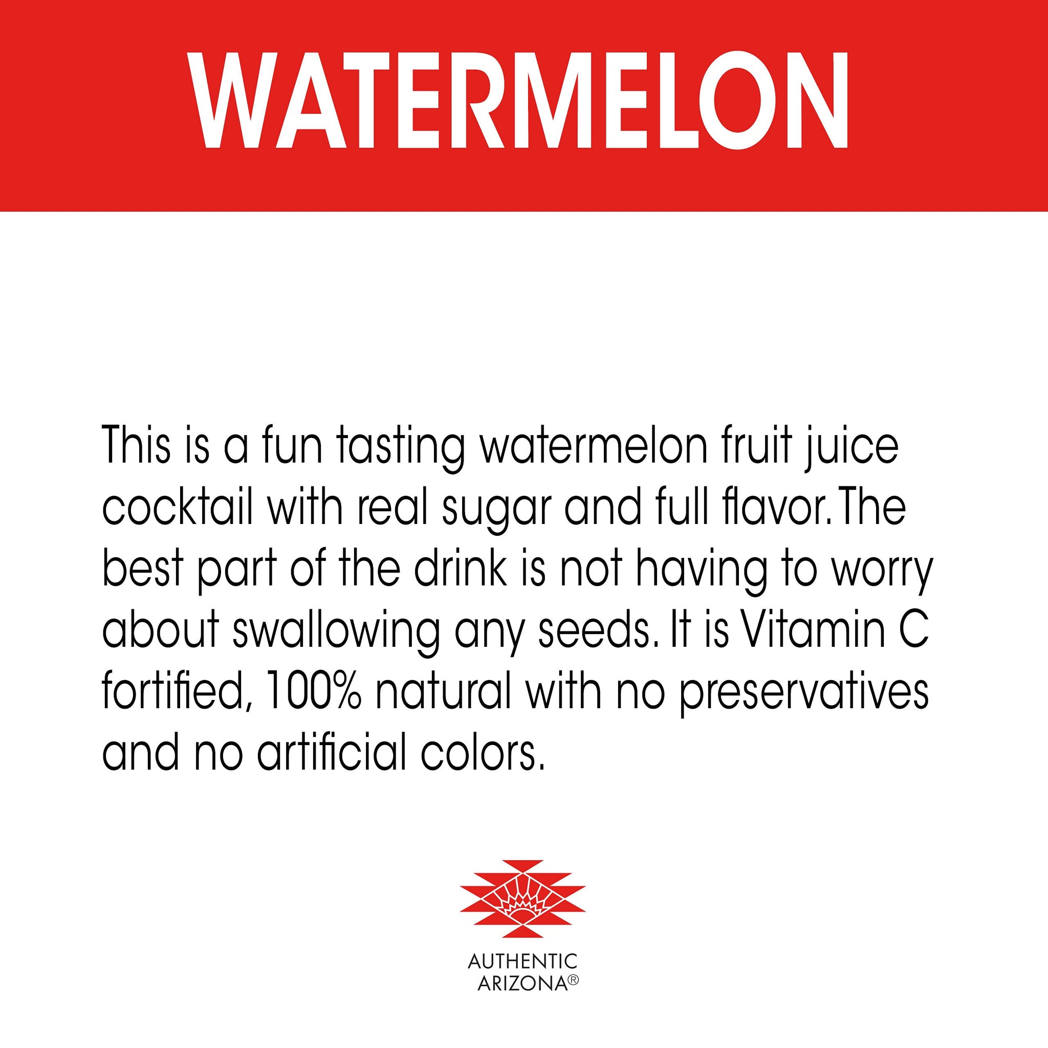 AriZona Watermelon Juice Drink, 20 Fl Oz (Pack of 24)