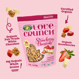 Love Crunch Organic Strawberry Cheesecake Gluten Free Granola, 11 oz (Pack of 1), Non-GMO, Fair Trade, by Nature's Path