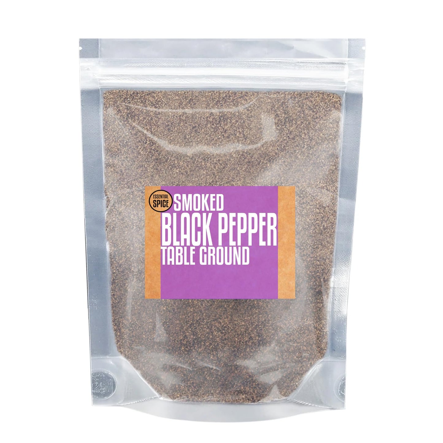 Essential Spice Table Ground Smoked Black Pepper, 4 oz Bottle - Smooth, Smoky & Pungent Flavor - Finely Ground Smoked Pepper for Table Use, Cooking