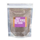 Essential Spice Table Ground Smoked Black Pepper, 4 oz Bottle - Smooth, Smoky & Pungent Flavor - Finely Ground Smoked Pepper for Table Use, Cooking