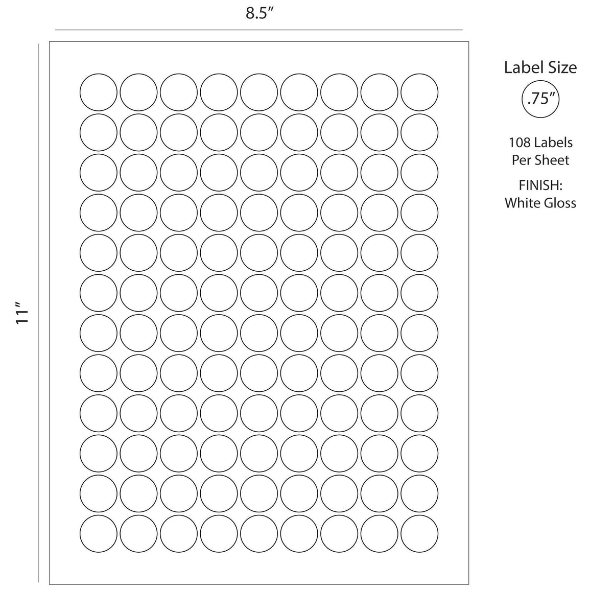 108ct Custom Wedding Stickers for Kisses - Add Your Photo - Stickers Only