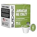 Blackout Coffee Jamaican Me Crazy Flavored Pods, Freshly Roasted in the USA - K-Cup Compatible Single-Serve Pods (18 Count)