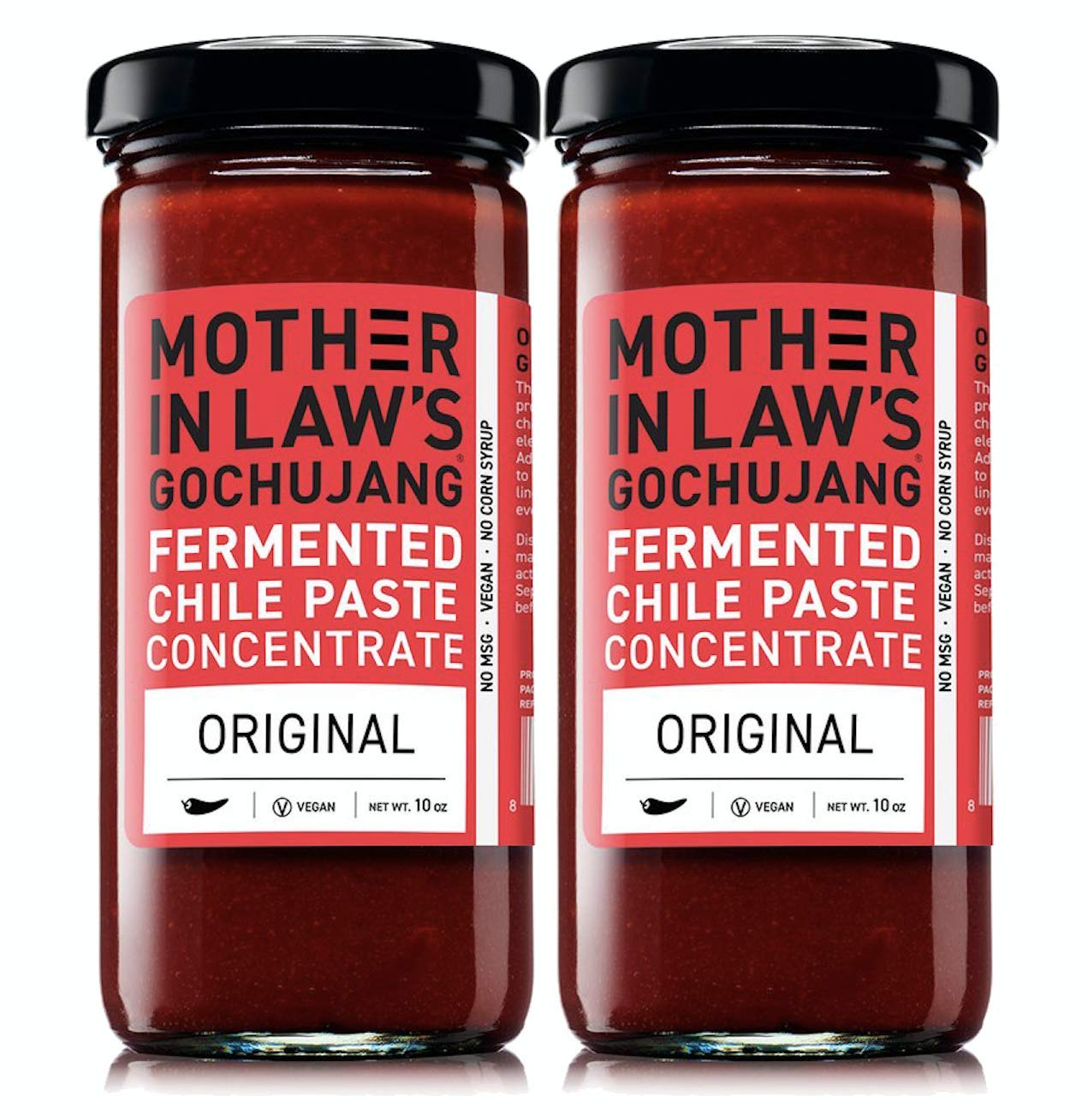 Mother-In-Law's Kimchi Fermented GOCHUJANG Chile Paste, Original - 10 Oz | Pack of 2