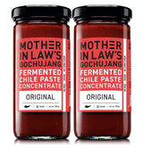 Mother-In-Law's Kimchi Fermented GOCHUJANG Chile Paste, Original - 10 Oz | Pack of 2