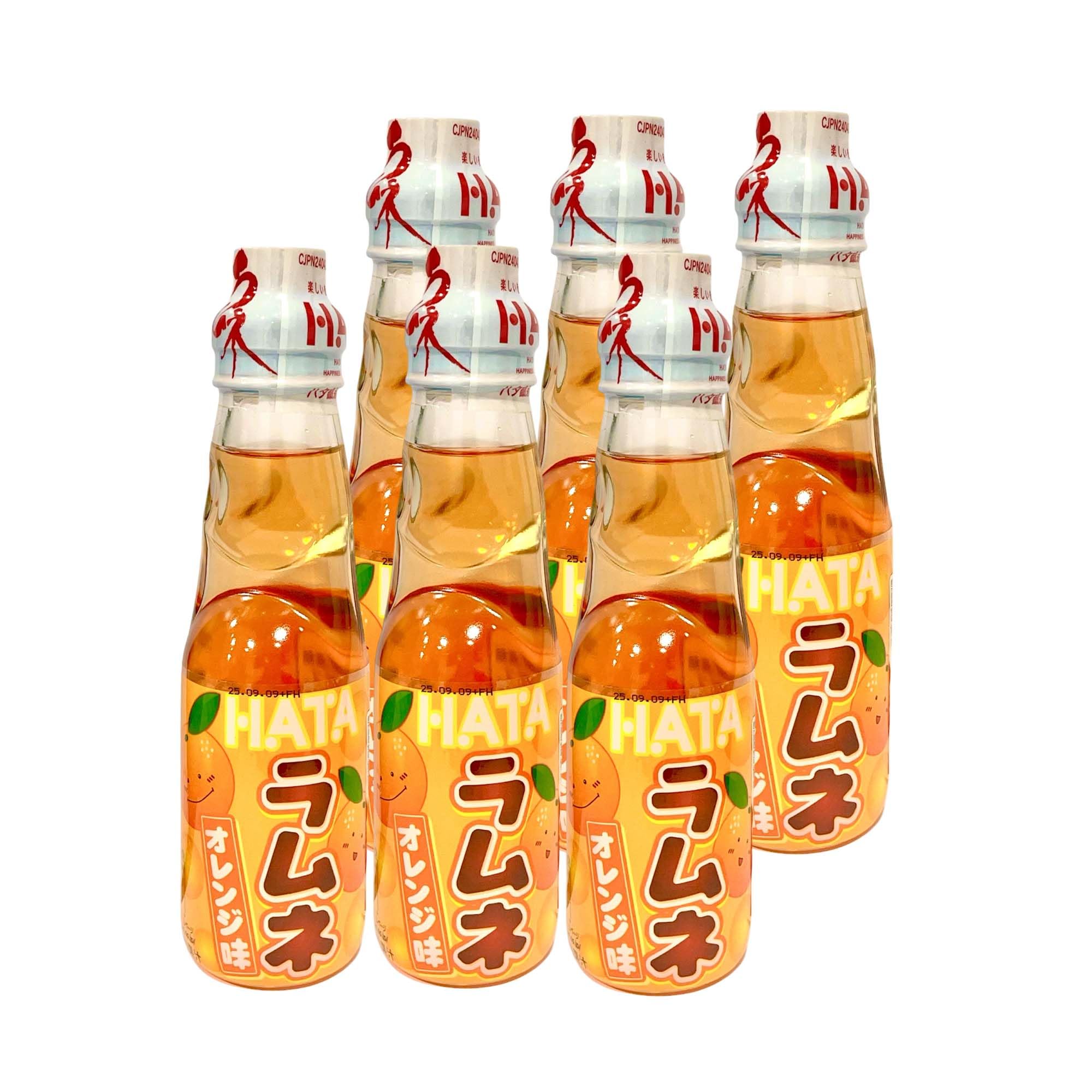 Geely Snack Box Hata Ramune Soda Soft Drink Variety Pack and Various Flavors 6.76 Fl Oz (6 Packs) (6.76 Fl Oz, Pineapple)