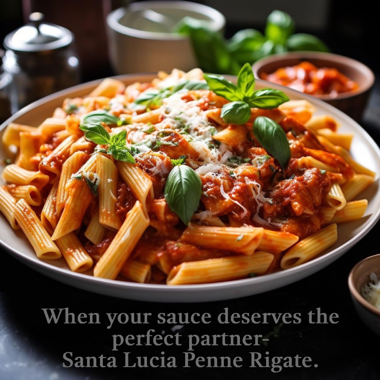 Pasta Santa Lucia Penne Rigate, Pack Of 10 (16 Oz Each), Authentic Italian Ridged Penne, 100% Durum Wheat For Baked Ziti & Marinara Sauce, Non-GMO