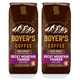 Rocky Mountain Thunder, Dark Roast, Ground Coffee, 2-Pack (1.5lb)