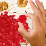 Cinnamon Hard Candy Discs 2 lbs Bulk Pack Christmas Candies - Approx. 150 Individually Wrapped Spicy Cinnamon Flavored Hard Candies for Parties