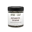 Premium Authentic Lebanese Zaatar by SPICE + LEAF - Vegan Kosher Preservative Free Spice Blend Used for Middle Eastern Flavor, 3.5 oz