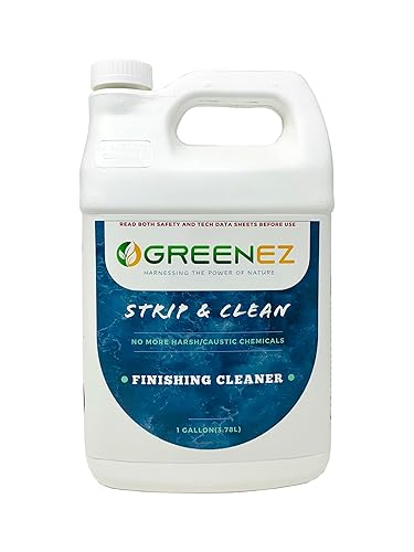 GREENEZ Cleaner | Heavy-Duty Stripper Residue & Grease Remover for Wood | Concentrated Kitchen Degreaser & Stain Remover | Prepares Surfaces for New