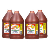 Cajun Chef Louisiana Hot Sauce 1 Gallon, 128 fl oz (Pack of 4) - Cajun Cayenne Pepper Sauce, Mild Heat Hot Sauce for Gumbo, Seafood, Soups, Wings