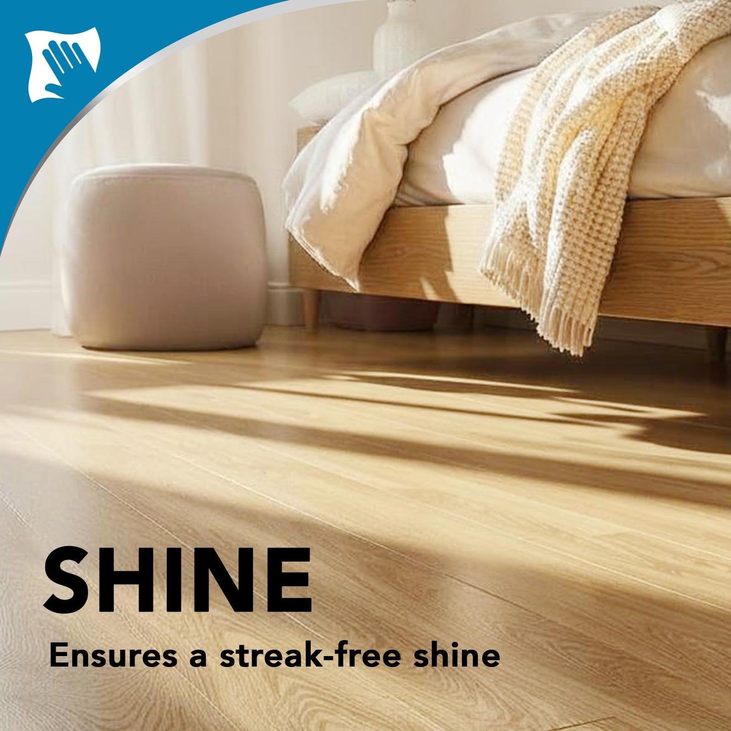 Weiman Hardwood Floor Cleaner for Finished Hardwood, Engineered Flooring, Vinyl & Laminate Surfaces - Streak-Free Shine, No Residue - 32 oz (2 PACK)