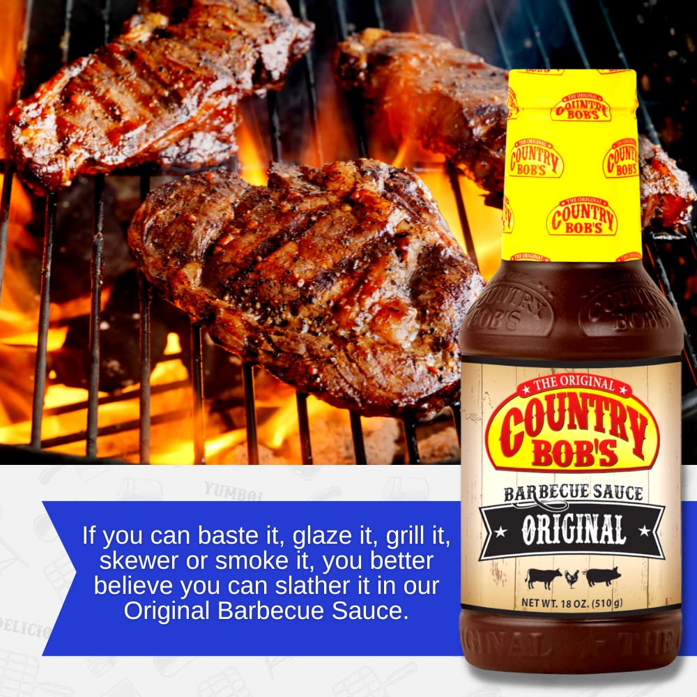 Country Bob's, Original Barbecue Sauce, 18 Ounce