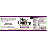 Head Country Premium BBQ Marinade | All-Purpose Marinade Sauce Great For Grilling Beef, Poultry, Wild Game & Vegetables | 20 Ounce