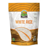 Ecoterra White Rice 16oz - Gluten-Free, Whole Grain - Non-GMO, Vegan - Healthy Side Dish & Perfect for Cooking