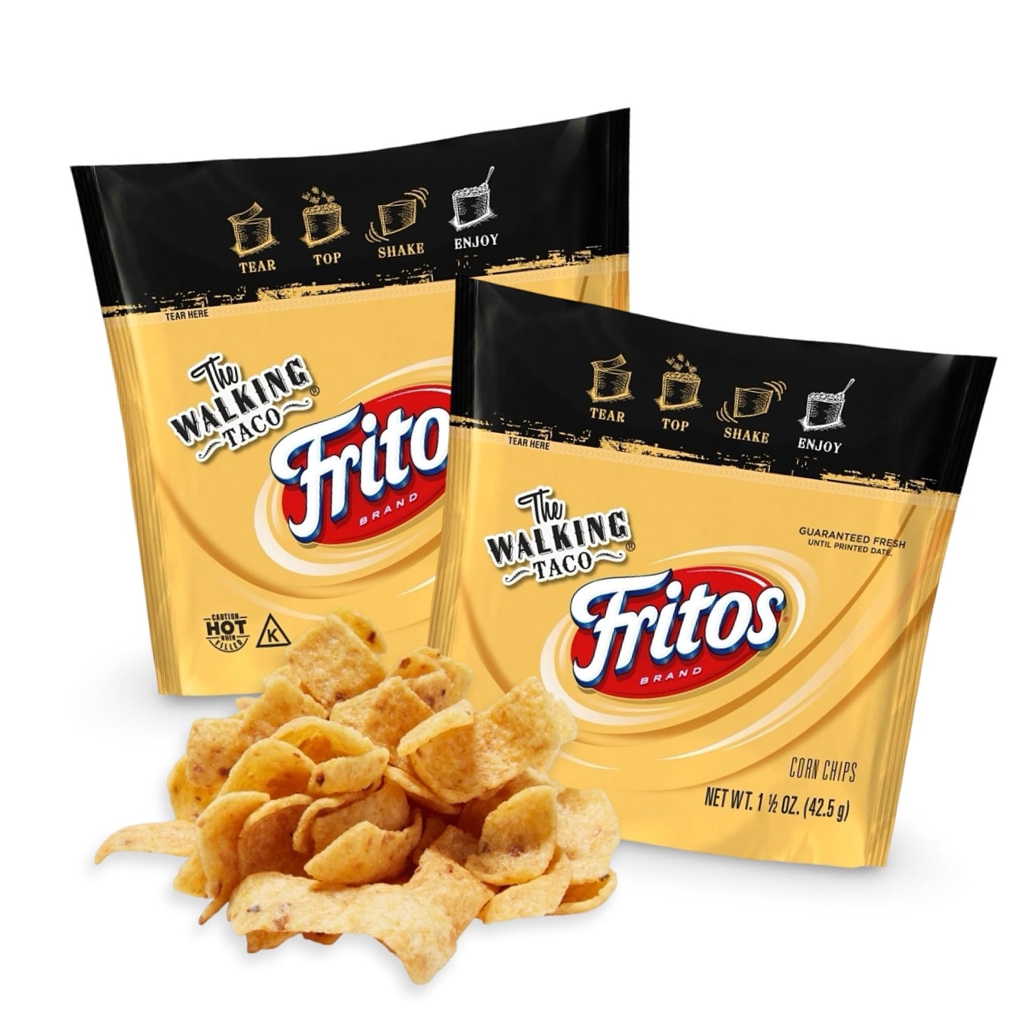 Fritos Corn Chips Original Walking Taco, 1.5 Ounce, 60 Per Case